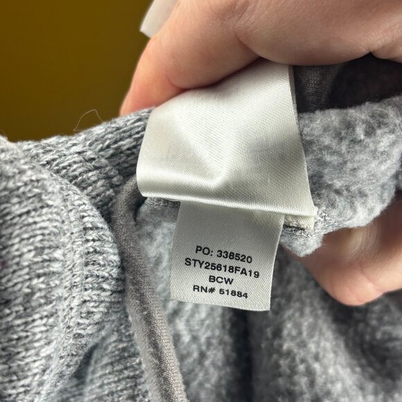 Patagonia Women’s Gray Quarter Zip Fleece Pullover Recycled Polyester Size M - Picture 7 of 7